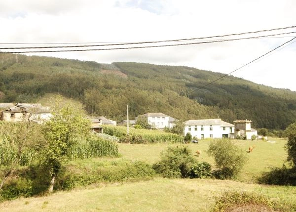 Galicia, Lugo, Mondoñedo, country house, from far
