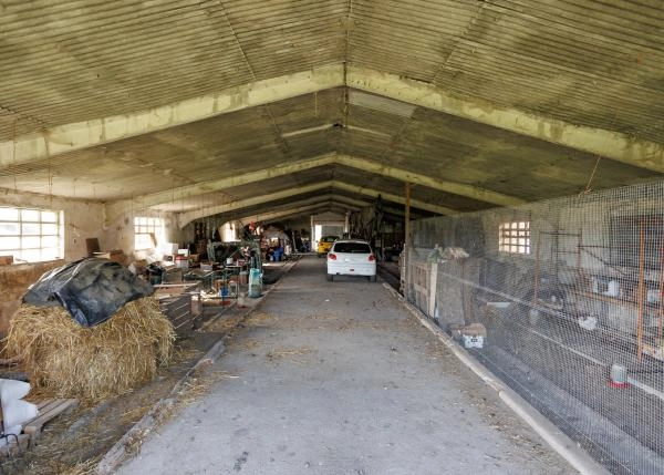 Galicia, Lugo, A Campiña, casa de campo, nave de vacuno 2