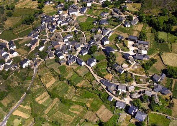 Leon, Bierzo, vista area de altura