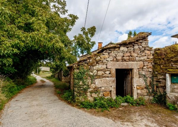 Galicia, Lugo, Picato, casa de campo, horno
