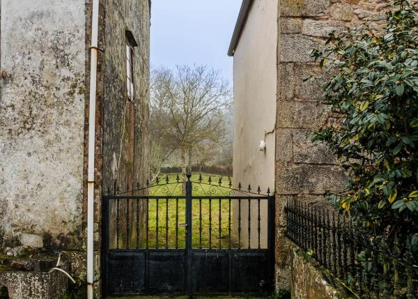 Galicia, Lugo, Guitiriz, casa de campo, pasillo