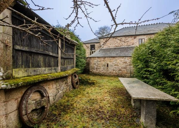  Galicia, Lugo, Guitiriz, casa de campo, desde jardin