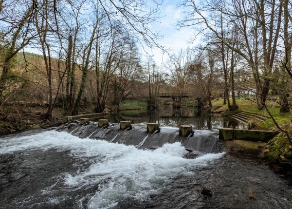 Galicia. Coruña, Mañon, casa de campo, zona recreation 2