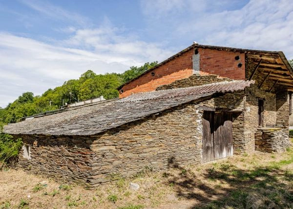 Galicia, Lugo, Samos, vista calle 1