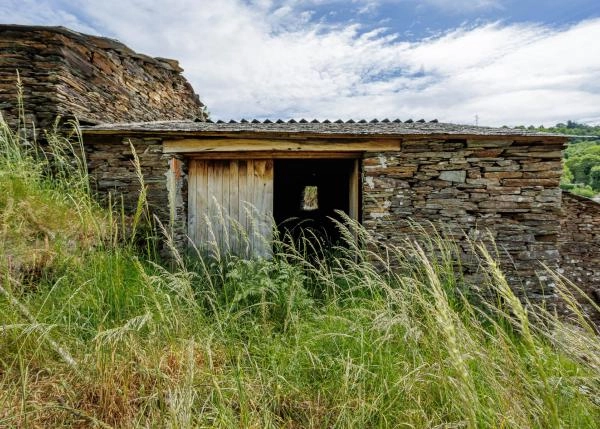 Galicia, Lugo, Samos, vista trasera