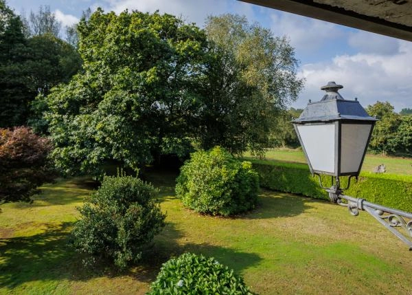 Galicia, Lugo, Cospeito, vista de jardin 3
