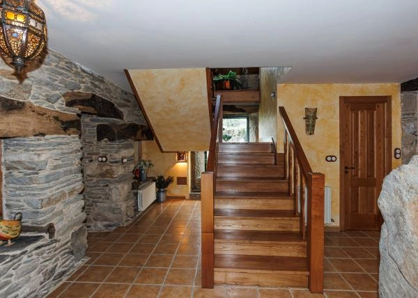 Galicia, Lugo, Cospeito, escalera 1